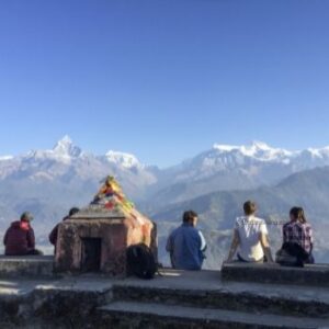 Nepal Himalaya view from Sarangkot